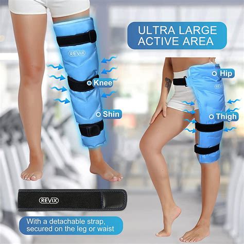 ice packs for leg injuries.
